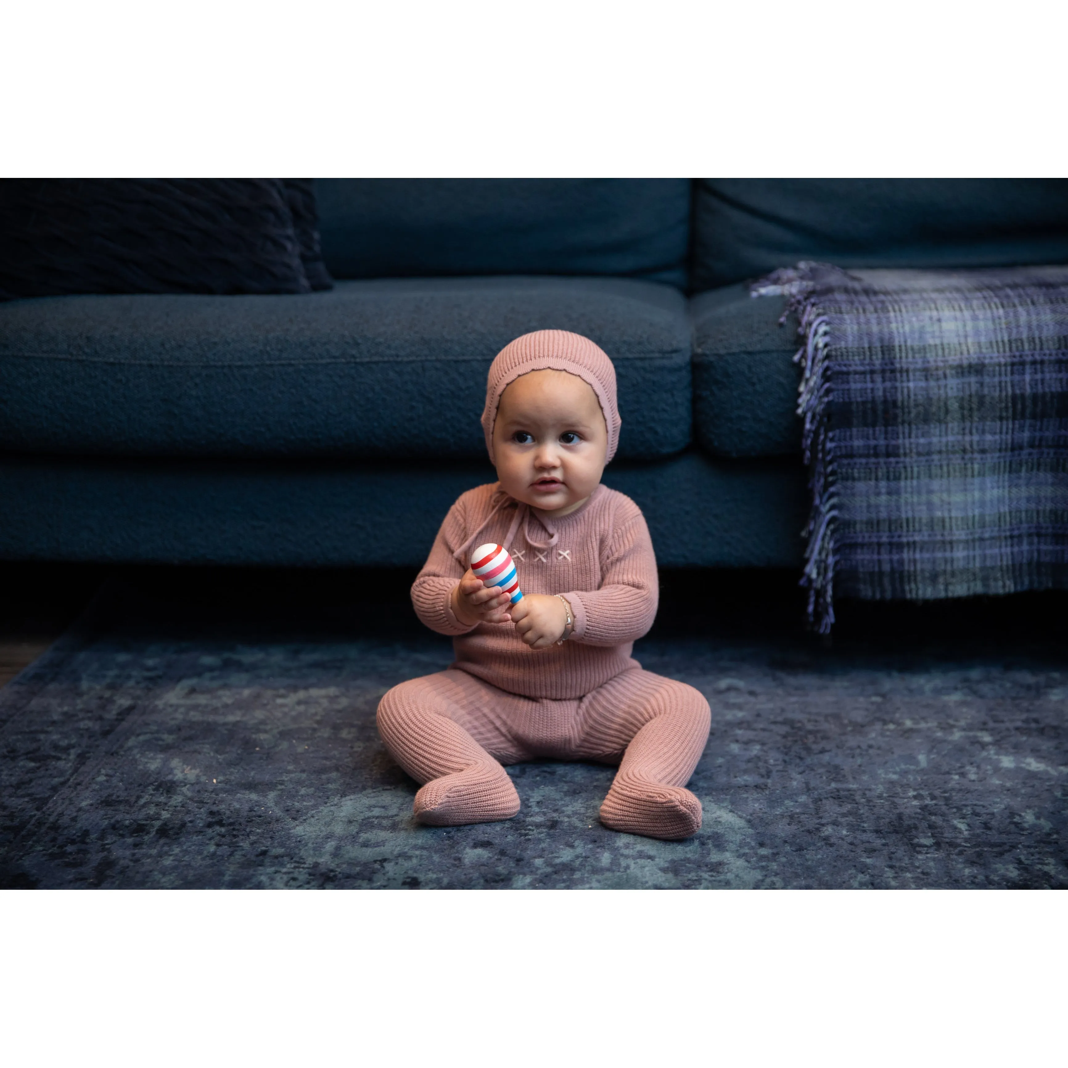 Baby Belinha Mauve XXX Footie & Hat