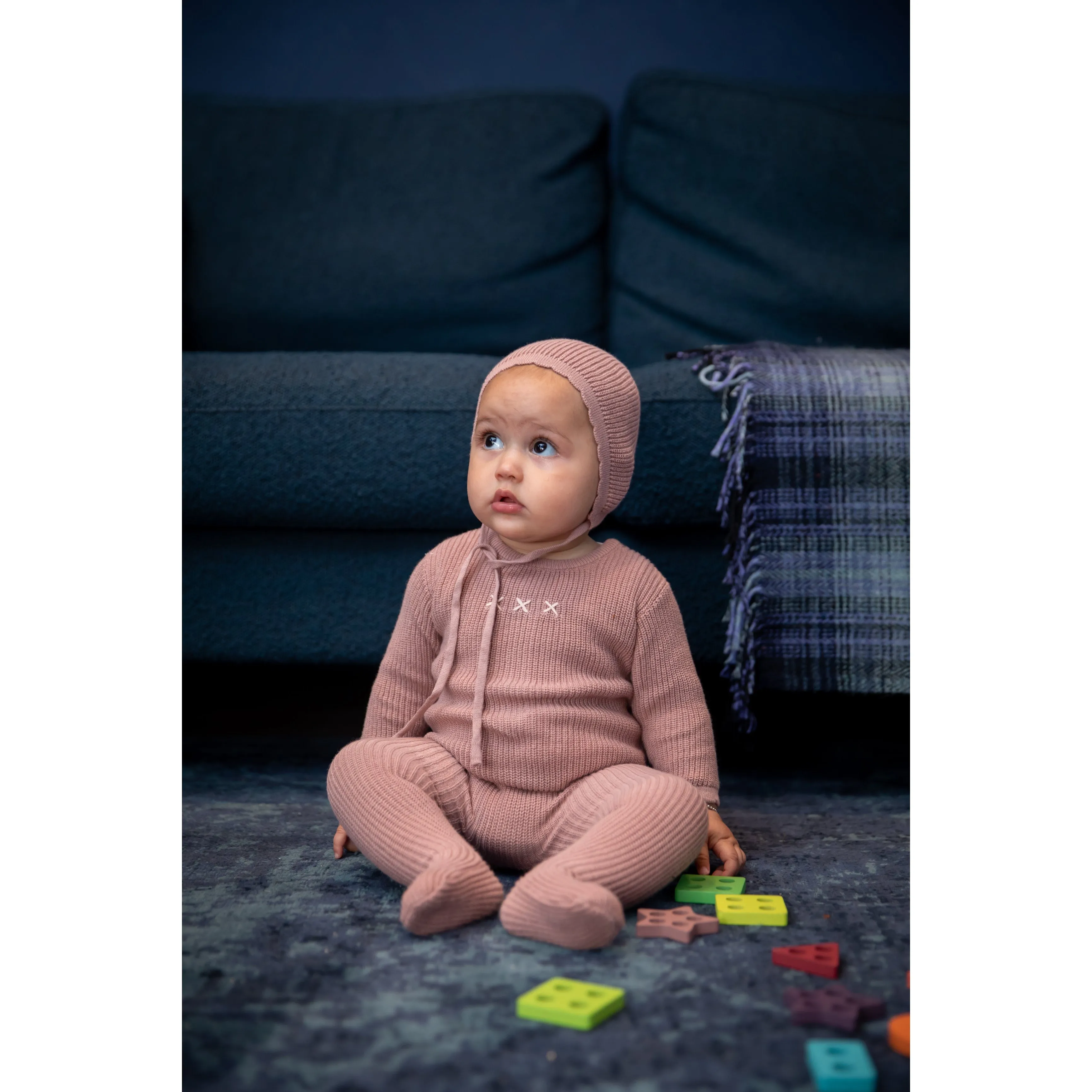 Baby Belinha Mauve XXX Footie & Hat