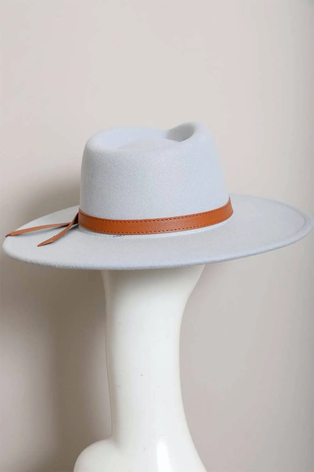 Camel Wide Brim Bolero Hat