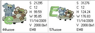 Fuzzy Letter Ee