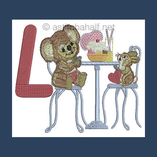 Fuzzy Letter Ll