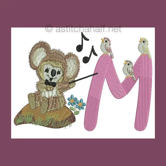 Fuzzy Letter Mm