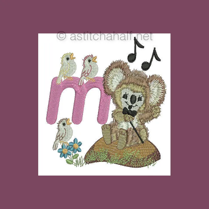 Fuzzy Letter Mm