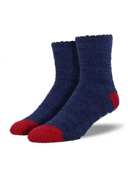 Fuzzy Non Skid Gripper Socks (Men's)