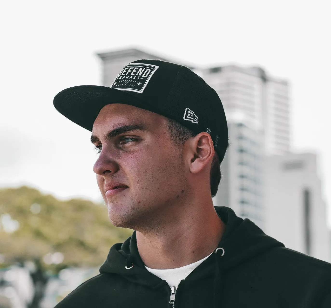 KI'I PATCH Black Trucker