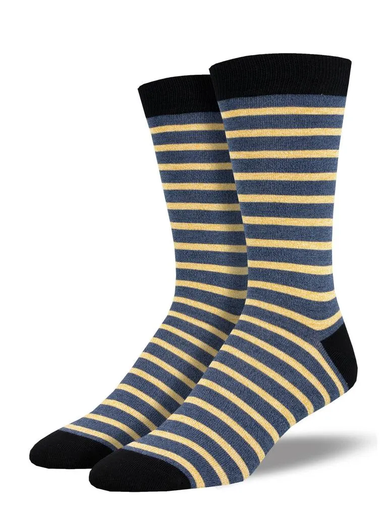 Socksmith Men's Sailor Stripe Bamboo